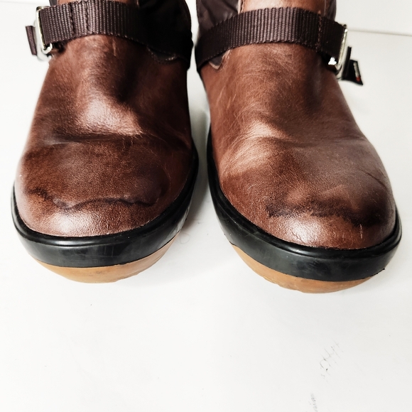 Pajar Toboggan Brown Puffer Zip Up Snow Winter Boots Women's Size 9.5 - Picture 8 of 12